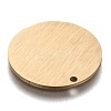 Ion Plating(IP) 304 Stainless Steel Pendants STAS-0133-06E-G-2