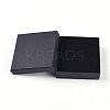 Kraft Cotton Filled Cardboard Paper Jewelry Set Boxes LS-X1-CBOX-G015-05-2