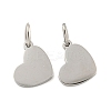 Non-Tarnish 304 Stainless Steel Stamping Blank Tag Mirror Polished Finish Charms STAS-P356-14P-1