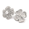 304 Stainless Steel with Plastic Imitation Pearl Stud Earrings for Women LS-EJEW-Z057-11P-2