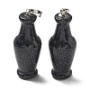 Synthetic Blue Goldstone 3D Pendants G-K385-10P-01-1