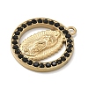 304 Stainless Steel & Rhinestone Pendants STAS-G371-09I-02G-2