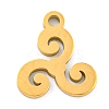 304 Stainless Steel Charms STAS-Z076-01G-03-1