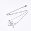 Non-Tarnish 201 Stainless Steel Pendant Necklaces LS-NJEW-T009-JN109-1-40-2