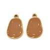 Vegetables 304 Stainless Steel Enamel Charms STAS-C137-02K-G-1