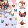 60Pcs 12 Colors Alloy Enamel Pendants FIND-CJ0011-13-3