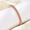 304 Stainless Steel Mesh Chain Bracelets for Women Men BJEW-Z087-19RG-2