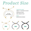 3Pcs 3 Colors Round Nylon Twisted Cord Slider Bracelet Making MAK-TA0001-32-3