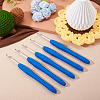TPR Handle Aluminum Crochet Hook Needles TOOL-TA0001-13C-4
