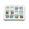 Natural & Synthetic Mixed Stone Pendants G-S293-03-B-1