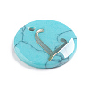 Synthetic Turquoise Charms G-L561-001L-2