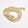 Electroplate Non-magnetic Synthetic Hematite Beads Strands G-K239-17-2