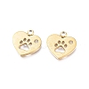 Ion Plating(IP) 304 Stainless Steel Charms X-STAS-L245-002G-1