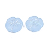 Frosted Transparent Acrylic Beads OACR-P029-19B-01-3