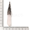 Natural Rose Quartz Pointed Big Pendants LS-G-P560-02R-08-3