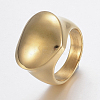 Ion Plating(IP) 304 Stainless Steel Wide Band Finger Rings RJEW-H125-42G-18mm-1