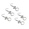 316 Surgical Stainless Steel Earring Hooks X-STAS-TAC0001-01D-2