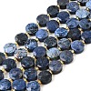Natural Dumortierite Beads Strands G-B094-A36-01-2