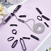 DIY Electronic Stylus & Lighter Silicone Oval Holder Neck Lanyard Making Kit FIND-CP0002-38-4