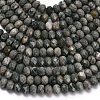 Natural Green Wood Lace Stone Wooden Jasper Beads Strands G-Z111-A15-02-4