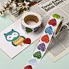 Heart Shaped Stickers Roll X-DIY-K027-A16-5