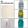 Bottle Shape Unfinished Wood Slices DIY-GA0001-12-7