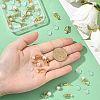 24Pcs 4 Styles 304 Stainless Steel Clip-on Earring Findings with Imitation Pearl Plastic Beaded STAS-SC0010-46A-4