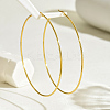 Stylish 201 Stainless Steel Exaggerated Ring Hoop Earrings YK5940-5
