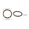 Tibetan Style Linking Rings LS-PALLOY-A017-AB-FF-2