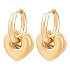 304 Stainless Steel Huggie Hoop Earrings for Women EJEW-F420-01G-1