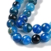 Natural Striped Agate/Banded Agate Beads Strands G-Z060-A01-A11-4