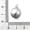 ABS Plastic Imitation Pearl Pendants FIND-H052-01H-02P-3