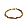 Natural Tiger Eye Bead Stretch Bracelets PW-WG50993-17-1