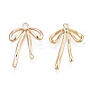Brass Micro Pave Clear Cubic Zirconia Pendants X-KK-N232-244-2