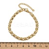 304 Stainless Steel Link Chain Bracelets for Women LS-BJEW-Z143-22G-01-5