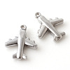 Tarnish Resistant 201 Stainless Steel Airliner Pendants X-STAS-Q195-103-1