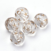 Plating Acrylic Beads OACR-S016-66-2