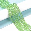 Electroplate Glass Beads Strands X1-EGLA-A034-T4mm-L17-4