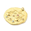 Real 18K Gold Plated PVD Vacuum Plating 304 Stainless Steel Pendants STAS-L278-003G-07-2