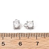 Brass Micro Pave Cubic Zirconia Pendants KK-D382-04P-01-3
