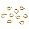 Eco-Friendly Brass Earring Hoops Findings KK-TA0007-40-2