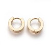 304 Stainless Steel Huggie Hoop Earrings EJEW-O087-09A-1