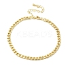 Brass Wheat Chain Bracelets for Women BJEW-K298-07G-4