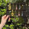 3-Tier Triangle Shape Wood Earring Riser Display Stands LS-ODIS-K004-04-1
