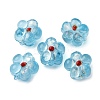 Handmade Silver Foil Glass Lampwork Beads LS-FOIL-T001-02J-1