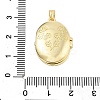 Brass Locket Pendants KK-H206-01G-01-3