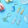 DIY Mixed Shapes Charm Pendant Silicone Molds for DIY Earring Keychain Making DIY-YW0009-44-5