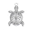 Tibetan Style Alloy Big Pendants TIBE-N010-52AS-1