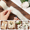 5 Yards Cotton Frayed Fringe Ribbon OCOR-WH0081-37-5
