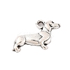 Tibetan Style Alloy Puppy Pendants TIBEP-20414-AS-NR-1